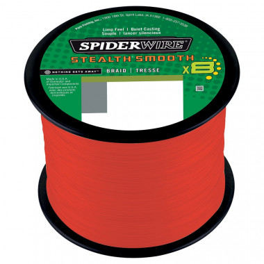 SpiderWire 8 Braid - Code Red 2000mt