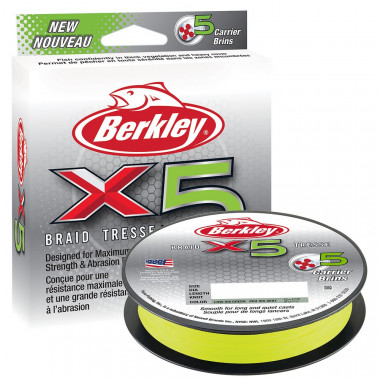 Berkley X5 Braid Flame Green 150mt
