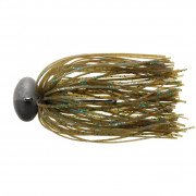 Tiemco PDL KariRubber TG 1/2  oz - 008 - Green Pumpkin Emerald Flake