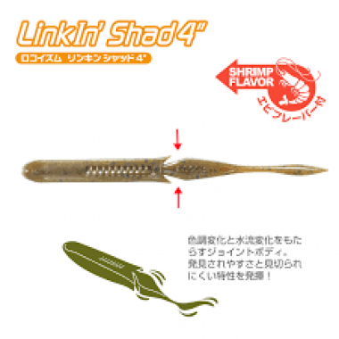 Tiemco LOCOism Linkin´Shad 4