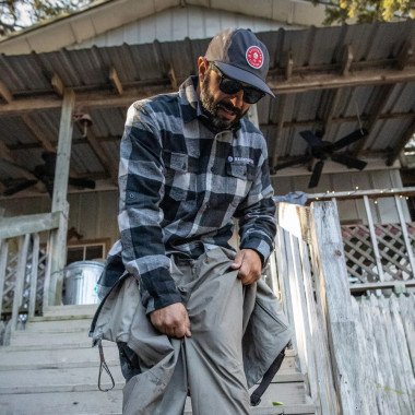 Modello Camicia Uomo Redington Flannel Black Plaid