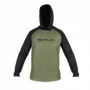 Korum Dri-Active Hooded Longsleeve T-Shirt - XL