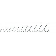 Akami Hook - Chinu - Black Nickel - 0,8jp - 100pcs